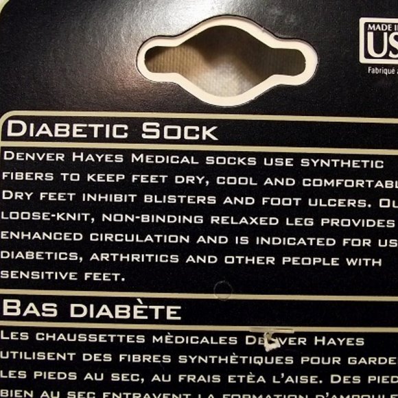 DENVER HAYES, Diabetic Socks, Men XL Lot of 3, - Picture 6 of 8